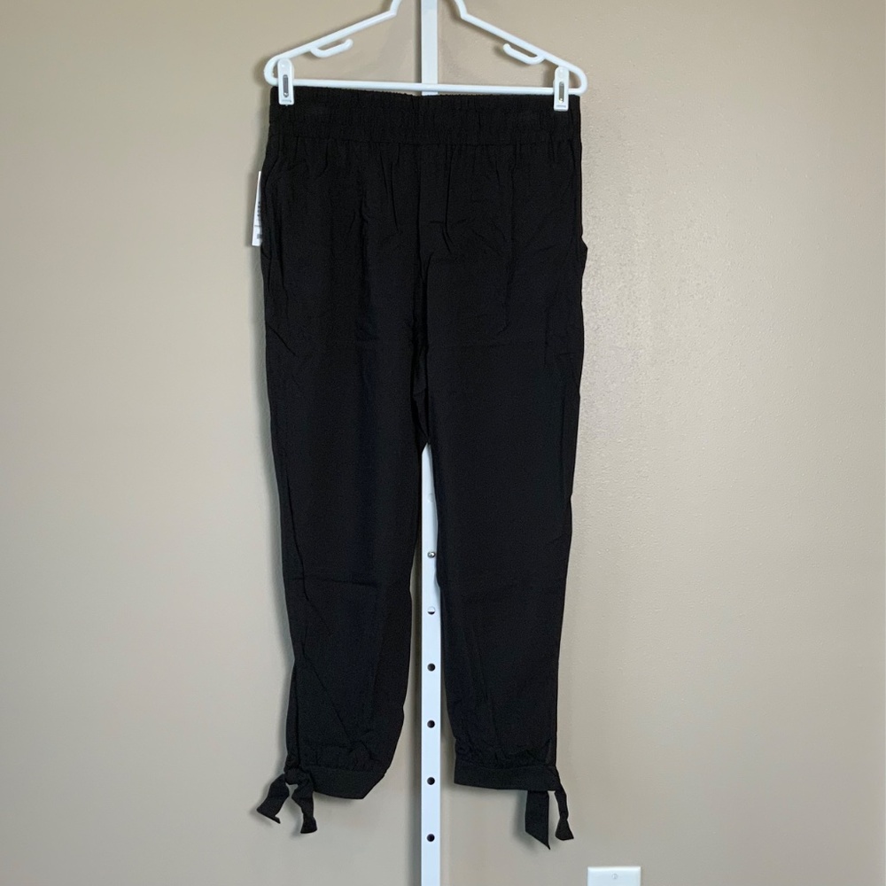 Apt. 9® Side Slit Challis Ankle Tie Pants - Picture 11 of 16